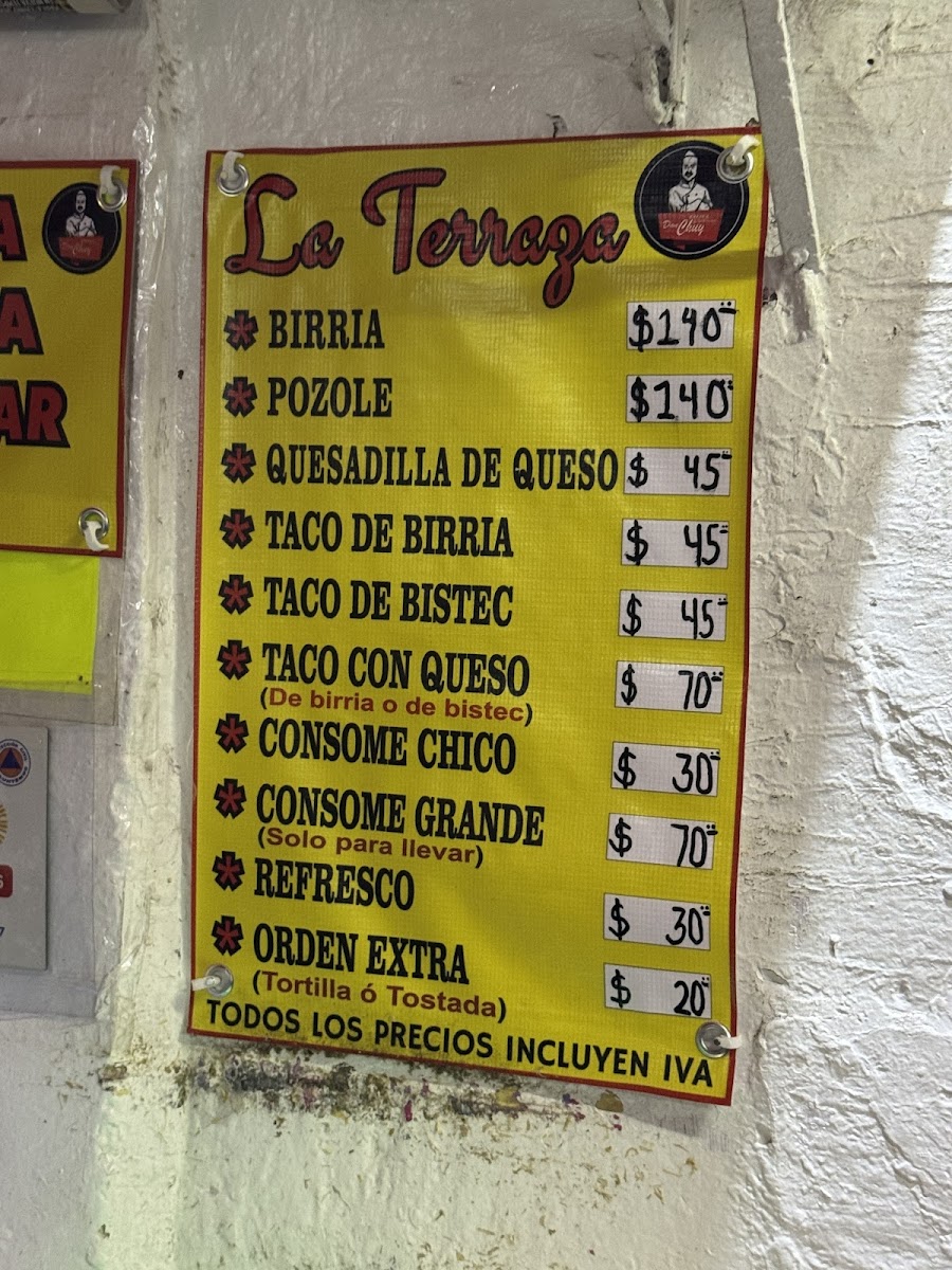 La Original Birria Don Chuy Menu - Image 2